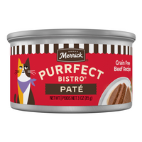 Merrick Purrfect Bistro Grain Free Beef Pate Adult Wet Cat Food