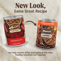 Merrick Grain Free Big Texas Steak Tips Dinner Canned Dog Food