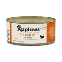 Applaws Natural Chicken Breast with Pumpkin in Broth Can Cat Food
