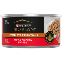 Purina Pro Plan Complete Essentials Beef and Chicken in Gravy Wet Cat Food