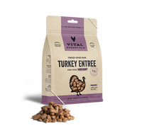 Vital Essentials Freeze Dried Grain Free Turkey Mini Nibs Entree for Dogs Food