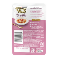 Fancy Feast Classic Broths Wild Salmon and Vegetables Wet Cat Food