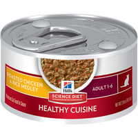 Hill's Science Diet Healthy Adult Cuisine Roasted Chicken & Rice Medley Canned Cat Food