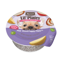 Merrick Lil' Plates Small Breed Grain Free Pint Size Puppy Plate in Gravy Dog Food Tray