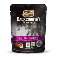 Merrick Backcountry Grain Free Gluten Free Premium High Protein Wet Cat Food, Turkey Recipe Cuts With Gravy