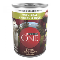 One True Instinct Tender Cuts in Gravy Chicken and Duck Wet Dog Food