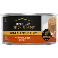 Purina Pro Plan Prime Plus Chicken and Beef Senior 7+ Wet Cat Food