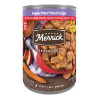 Merrick Grain Free Puppy Plate Beef Recipe Canned Puppy Food