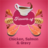 Purina Friskies Gravy Swirlers Chicken and Salmon Dry Cat Food