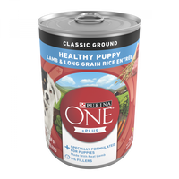 Purina ONE SmartBlend Classic Healthy Puppy Ground Lamb & Long Grain Rice Canned Dog Food