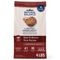 Natural Balance Limited Ingredient Dry Dog Food, Beef & Brown Rice Recipe