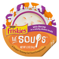 Friskies Lil' Soups Grain Free Shrimp in Chicken Broth Wet Cat Food