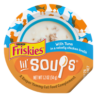 Purina Friskies Lil' Soups Grain Free Tuna in Chicken Broth Wet Cat Food