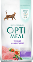 Optimeal Weight Management Turkey & Oatmeal Recipe Adult Cat Dry Food