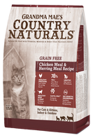 Grandma Mae's Country Naturals Grain Free Chicken and Herring Dry Food for Cats & Kittens