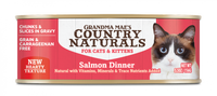 Grandma Mae's Country Naturals Grain Free Salmon Slices in Gravy Canned Food for Cats