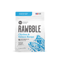 Bixbi Rawbble Freeze Dried Chicken & Salmon Dog Food