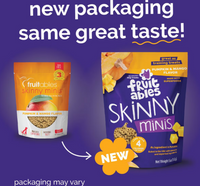 Fruitables Chewy Skinny Minis Pumpkin Mango Flavor Dog Treats