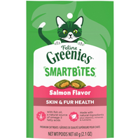 Greenies Smartbites Skin and Fur Salmon Cat Treats