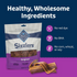 Blue Buffalo Sizzlers Natural Soft Dog Treats, Bacon-Style Soft-Moist Dog Treats with Real USA Pork, Original Flavor