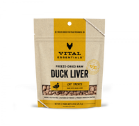 Vital Essentials Vital Cat Freeze Dried Grain Free Duck Liver Cat Treats