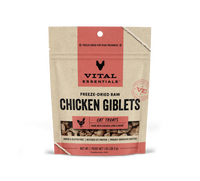 Vital Essentials Vital Cat Freeze Dried Grain Free Chicken Giblets Cat Treats