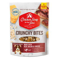 Chicken Soup For The Soul Bacon and Cheese Crunchy Bites Dog Treats
