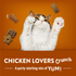 Purina Friskies Party Mix Chicken Lovers Crunch Cat Treats Canister