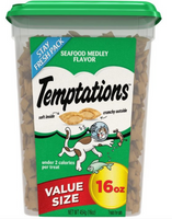 Temptations Seafood Medley Cat Treats
