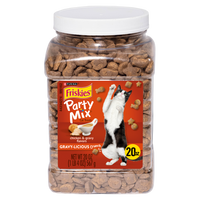 Friskies Party Mix Crunch Gravylicious Chicken & Gravy Flavors Cat Treats