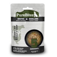 PureBites Broths Chicken, Beef & Vegetables Dog Treat/Topper