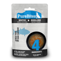 PureBites Broths Dog Treat Topper Tuna & Vegetables