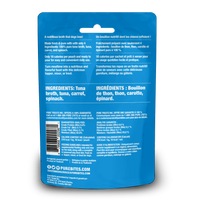 PureBites Broths Dog Treat Topper Tuna & Vegetables