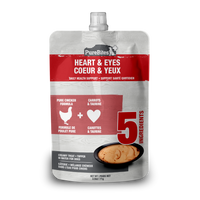 PureBites Plus Squeezables Dog Treat Topper Heart & Eyes