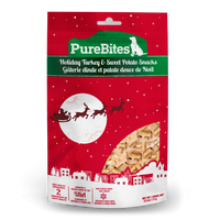 PureBites Holiday Freeze Dried Turkey & Sweet Potato Dog Treats