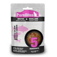 PureBites Broths Tuna, Salmon & Vegetables Cat Treat/Topper