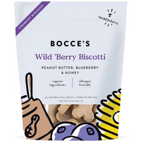 Bocce's Bakery Wild 'Berry Biscotti Small Batch Dog Biscuits