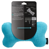 Playology Plush Bone Peanut Butter Scented Dog Toy