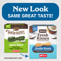 Merrick Fresh Kisses Coconut Oil and Botanics Dental Dog Chews Small