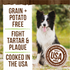 Merrick Fresh Kisses Coconut Oil and Botanics Dental Dog Chews Medium