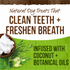 Merrick Fresh Kisses Coconut Oil and Botanics Dental Dog Chews Large