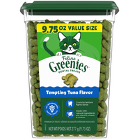 Feline Greenies Adult Dental Tempting Tuna Flavor Cat Treats