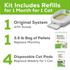 Tidy Cats Litter Box System, Breeze System Starter Kit Litter Box, Litter Pellets & Pads
