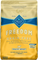 Blue Buffalo Freedom Grain-Free Adult Healthy Weight Chicken Recipe Dry Dog Food