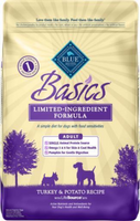 Blue Buffalo Basics Adult Skin & Stomach Care Turkey & Potato Recipe Dry Dog Food