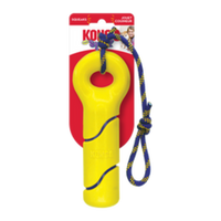 Kong Squeezz Tennis Buoy With Rope Dog Toy