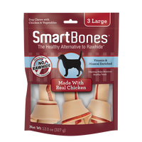 SmartBones Large Chicken Chew Bones Dog Treats