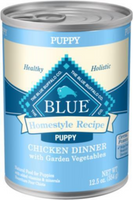 Blue Buffalo Homestyle Recipe Puppy Chicken Dinner with Garden Vegetables Canned Dog Food