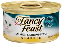 Fancy Feast Classic Pate Salmon and Shrimp Wet Cat Food