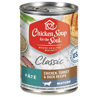 Chicken Soup Mature Chicken, Turkey & Duck Recipe Canned Dog Food